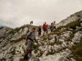 25 kurz vor dem Austieg noch einmal ueber Felsen klettern